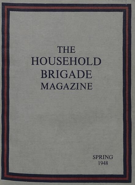 The Guards Magazine – Spring 1948 Cover