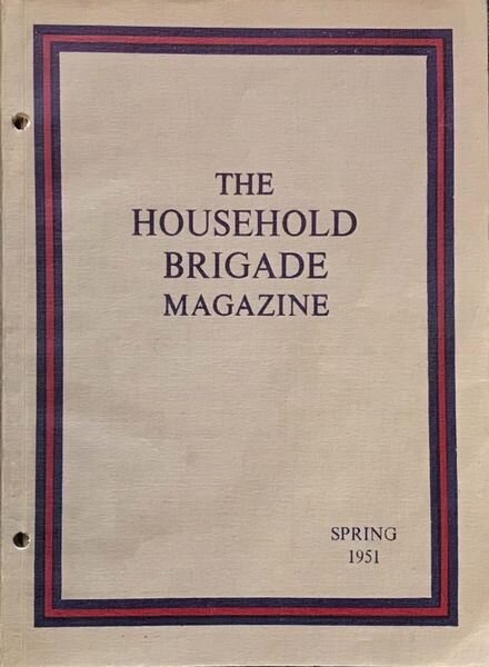 The Guards Magazine – Spring 1951 Cover