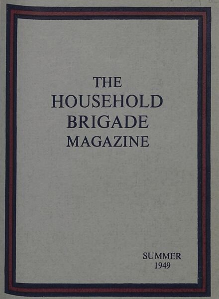 The Guards Magazine – Summer 1949 Cover