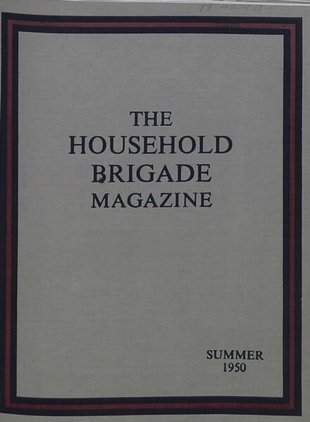 The Guards Magazine – Summer 1950 Cover
