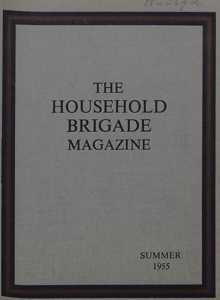 The Guards Magazine – Summer 1955 Cover