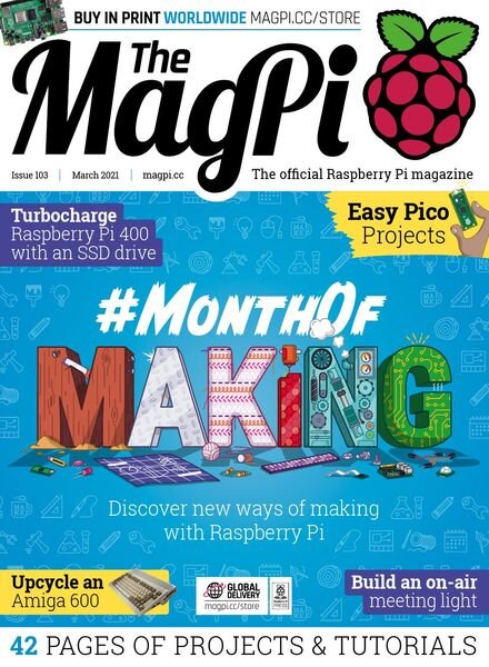 The MagPi – March 2021 Cover
