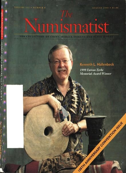 The Numismatist – August 1999 Cover