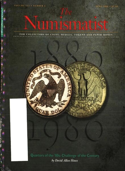 The Numismatist – June 2000 Cover