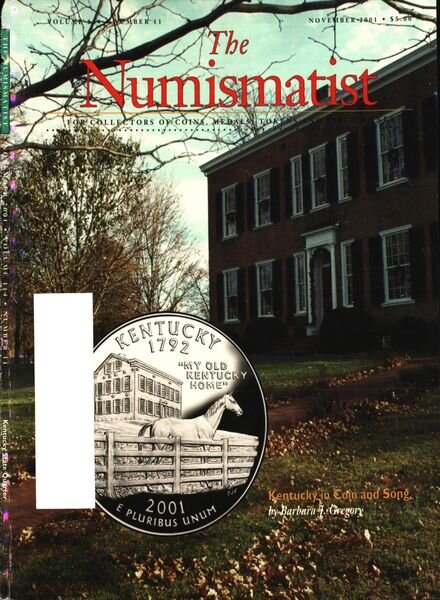 The Numismatist – November 2001 Cover