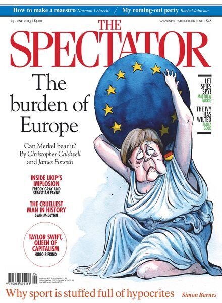 The Spectator – 27 June 2015 Cover