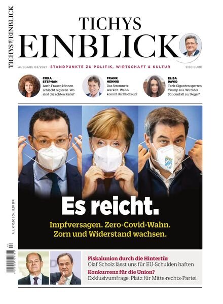Tichys Einblick – 16 Februar 2021 Cover
