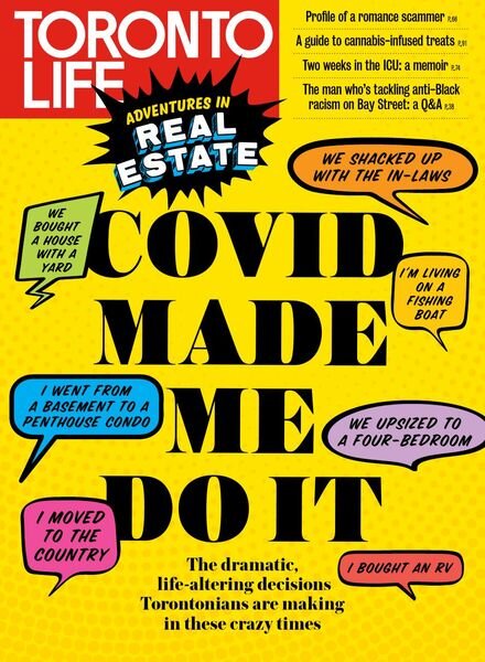 Toronto Life – October 2020 Cover