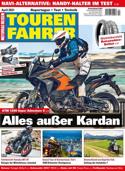 Tourenfahrer – April 2021 Cover