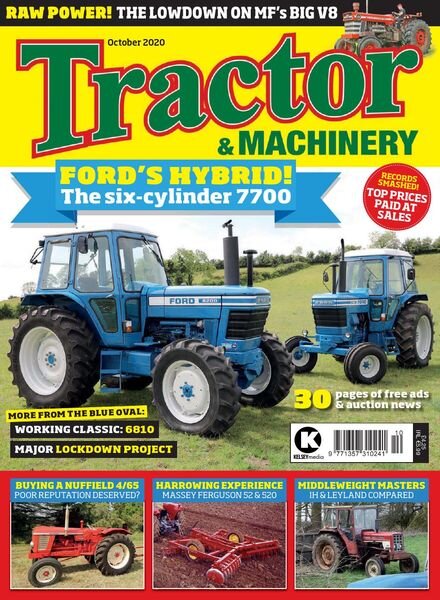 Tractor & Machinery – October 2020 Cover
