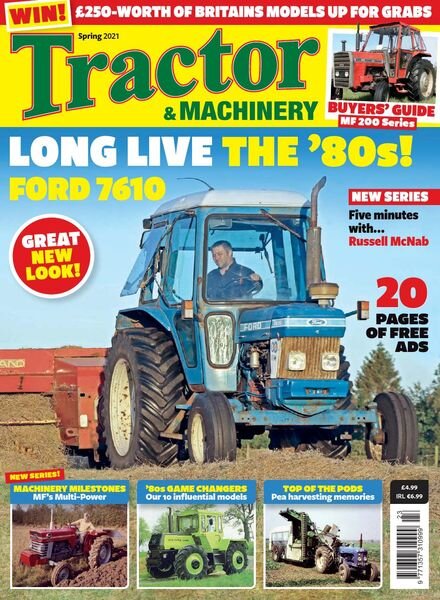 Tractor & Machinery – Spring 2021 Cover