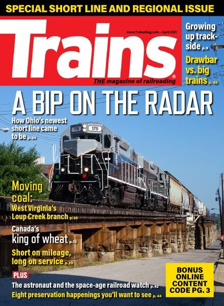 Trains – April 2021 Cover