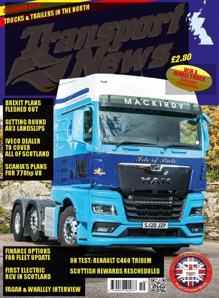 Transport News – December 2020 Cover