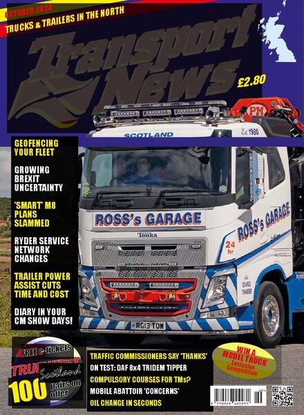 Transport News – October 2020 Cover