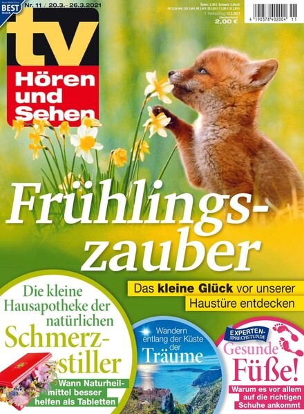 TV Horen und Sehen – 12 Marz 2021 Cover