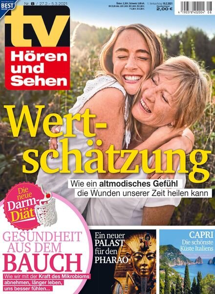 TV HOren und Sehen – 19 Februar 2021 Cover