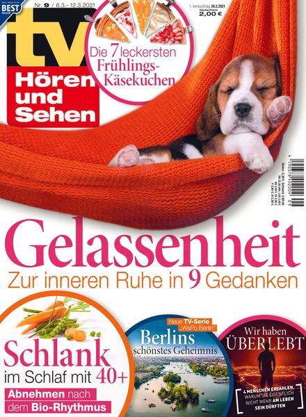TV Horen und Sehen – 26 Februar 2021 Cover