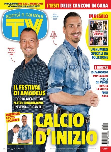 TV Sorrisi e Canzoni – 02 marzo 2021 Cover