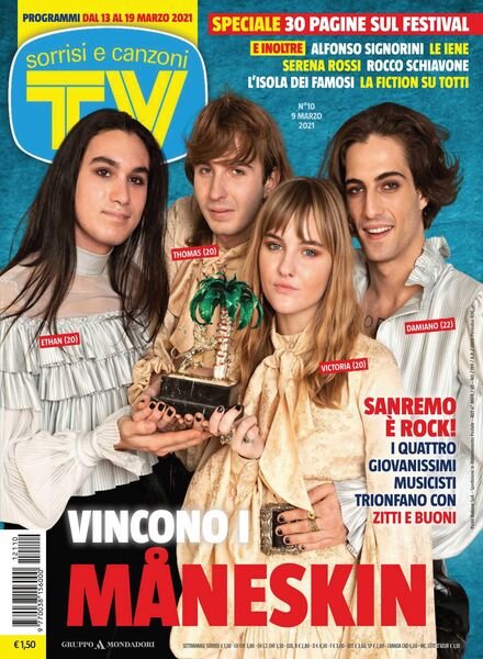 TV Sorrisi e Canzoni – 09 marzo 2021 Cover