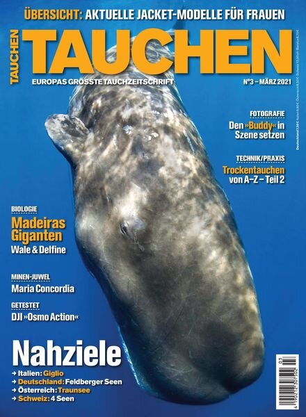 unterwasser – 16 Februar 2021 Cover