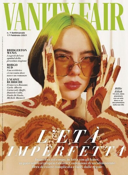 Vanity Fair Italia – 17 febbraio 2021 Cover