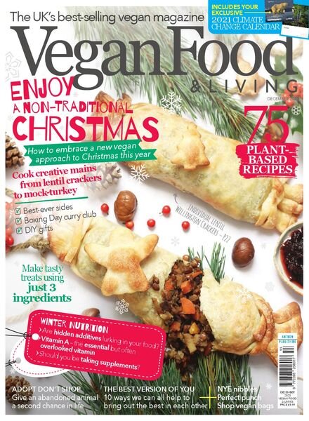 Vegan Food & Living – December 2020 Cover