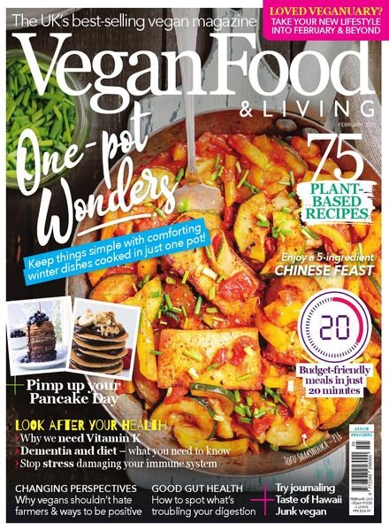 Vegan Food & Living – February 2021 Cover