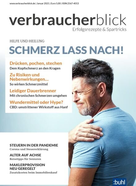 verbraucherblick – Januar 2021 Cover