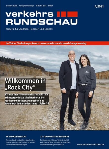 VerkehrsRundschau – 19 Februar 2021 Cover