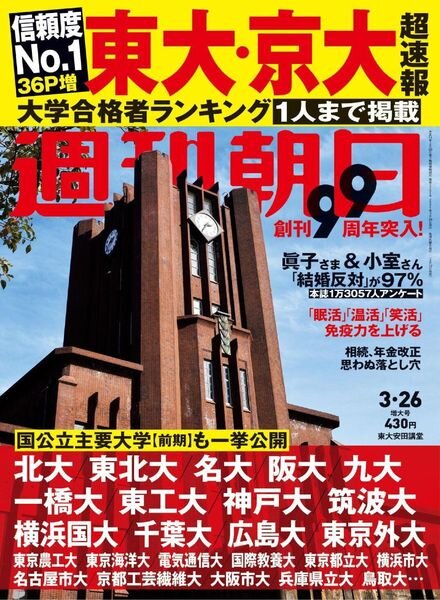 Weekly Asahi – 2021-03-11 Cover