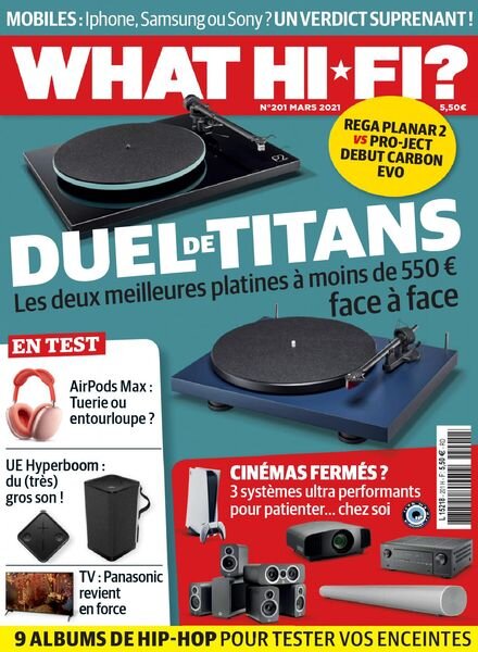 What Hifi France – mars 2021 Cover