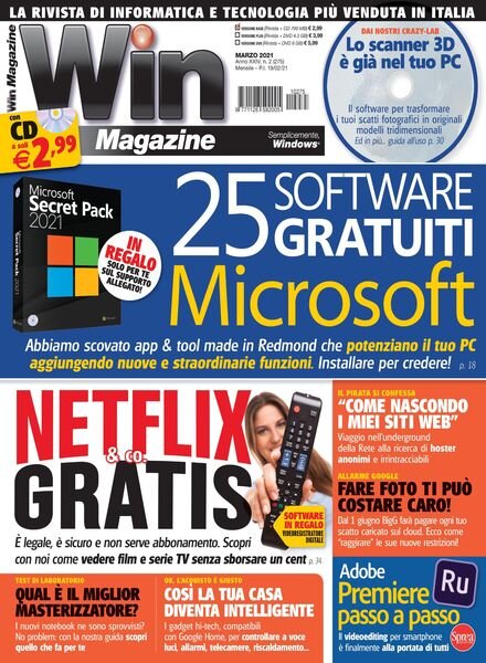 Win Magazine – 19 marzo 2021 Cover