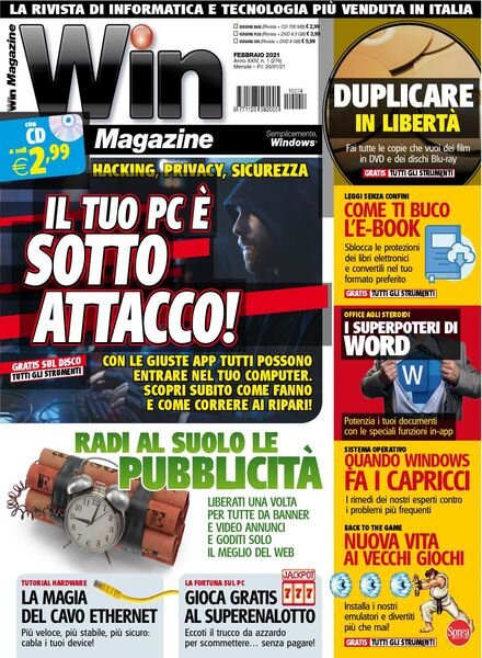Win Magazine – Febbraio 2021 Cover