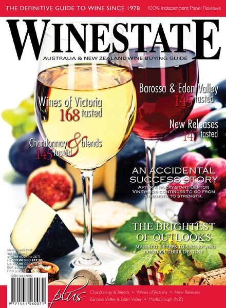 Winestate Magazine – March 2021 Cover
