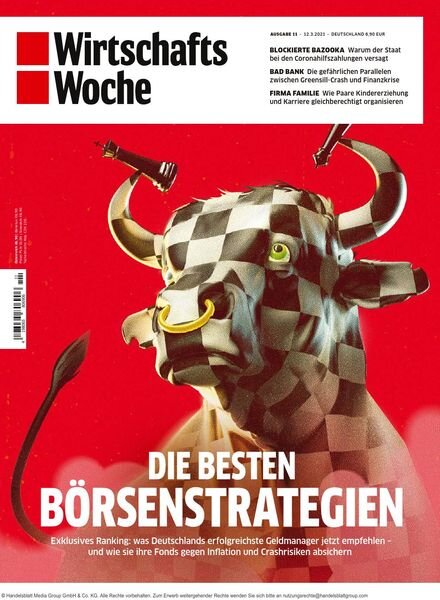 Wirtschaftswoche – 12 Marz 2021 Cover