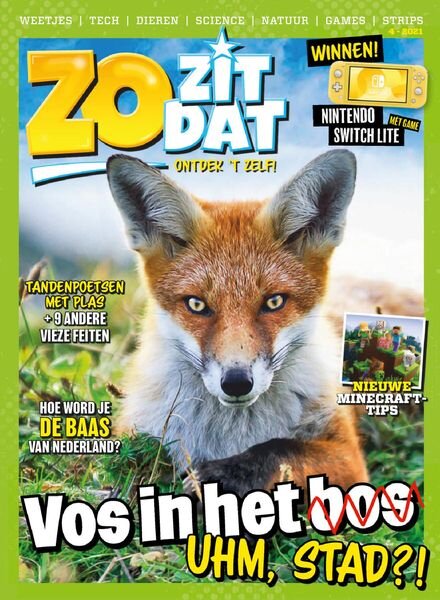 Zo Zit Dat – maart 2021 Cover