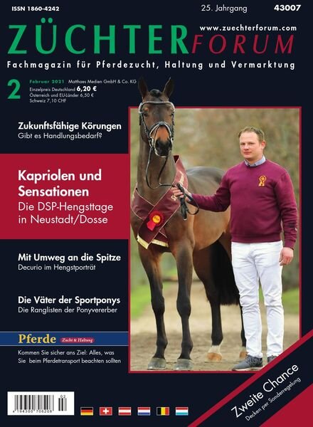 Zuchterforum – Februar 2021 Cover