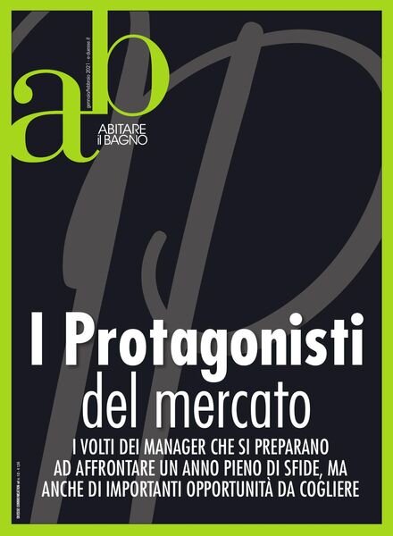 Abitare il bagno – Gennaio-Febbraio 2021 Cover
