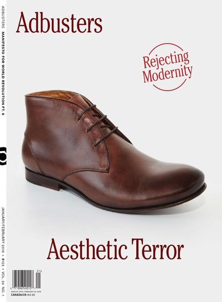 Adbusters – Issue 123 – January-February 2016 Cover