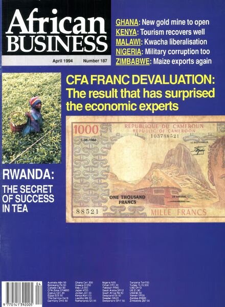 African Business English Edition – April 1994 Cover