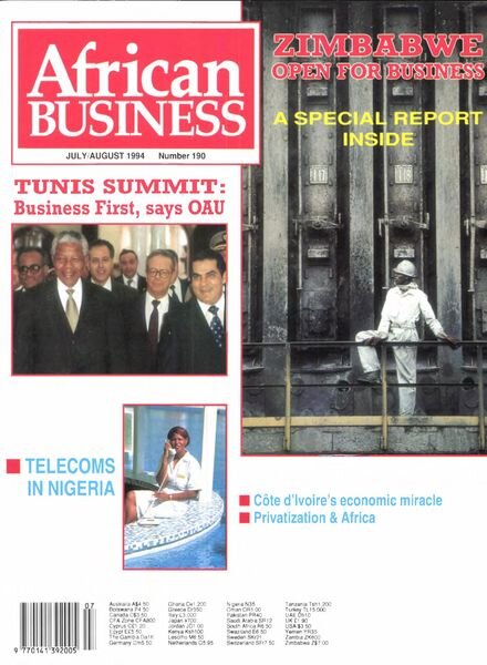 African Business English Edition – July-August 1994 Cover