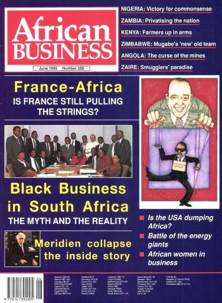 African Business English Edition – June 1995 Cover