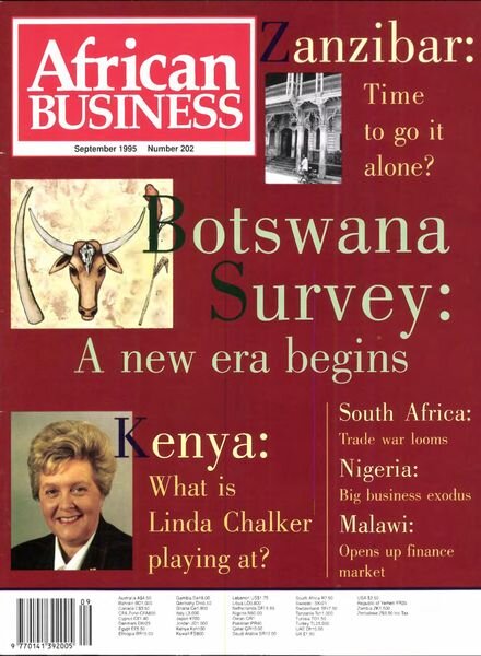 African Business English Edition – September 1995 Cover