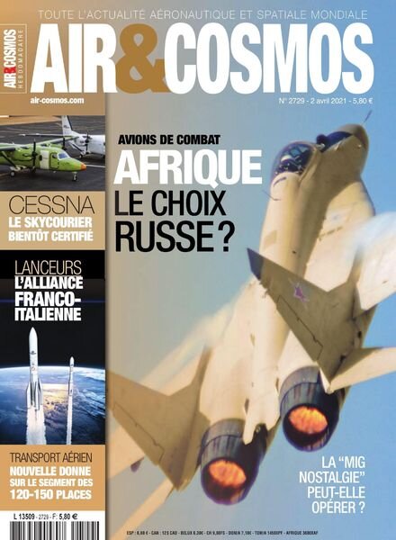 Air & Cosmos – 2 Avril 2021 Cover
