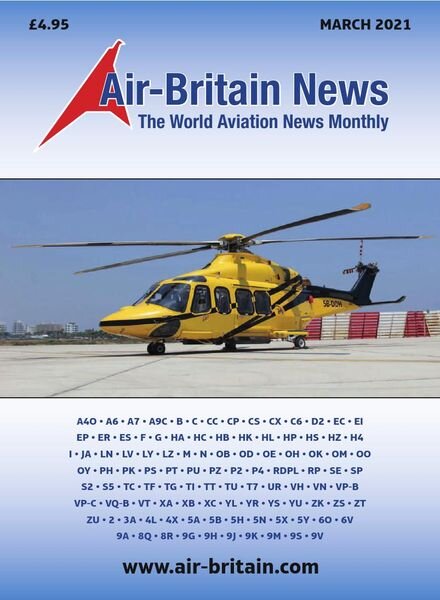 Air-Britain News – March 2021 Cover