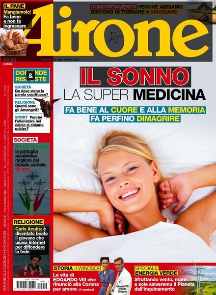 Airone – Aprile 2021 Cover