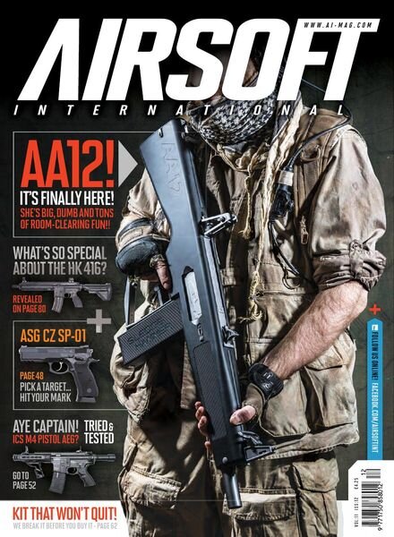 Airsoft International – Volume 11 Issue 12 – 17 March 2016 Cover