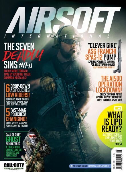 Airsoft International – Volume 12 Issue 8 – 24 November 2016 Cover
