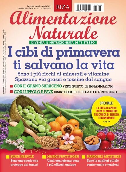 Alimentazione Naturale – Aprile 2021 Cover