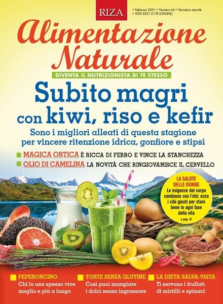 Alimentazione Naturale – Febbraio 2021 Cover